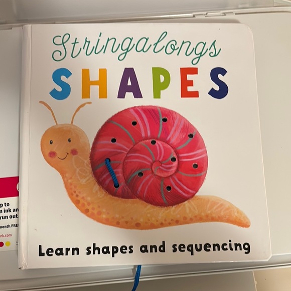 Other - String-Along Shapes: Learn Shapes and Sequences Book for Kids 🧡